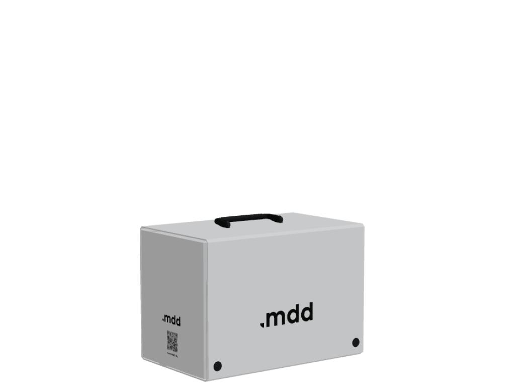 Box con materiali di marketing