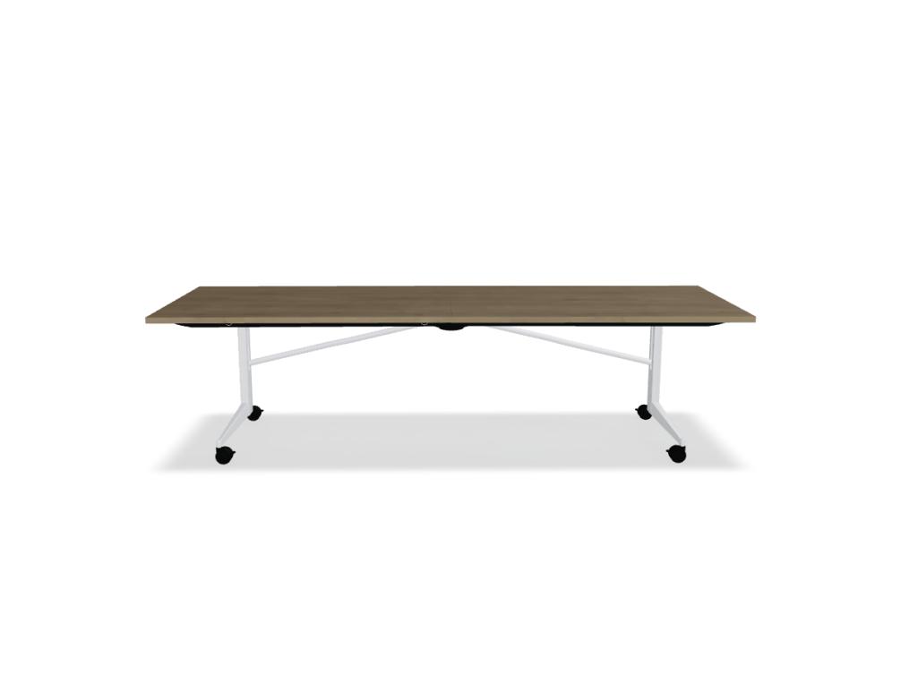 table pliante avec tableau blanc -  PLEX - table de conférence, plateau rabattable