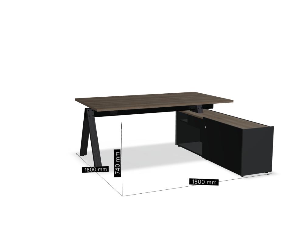 executive desk -   VIGA M - desk with manager storage