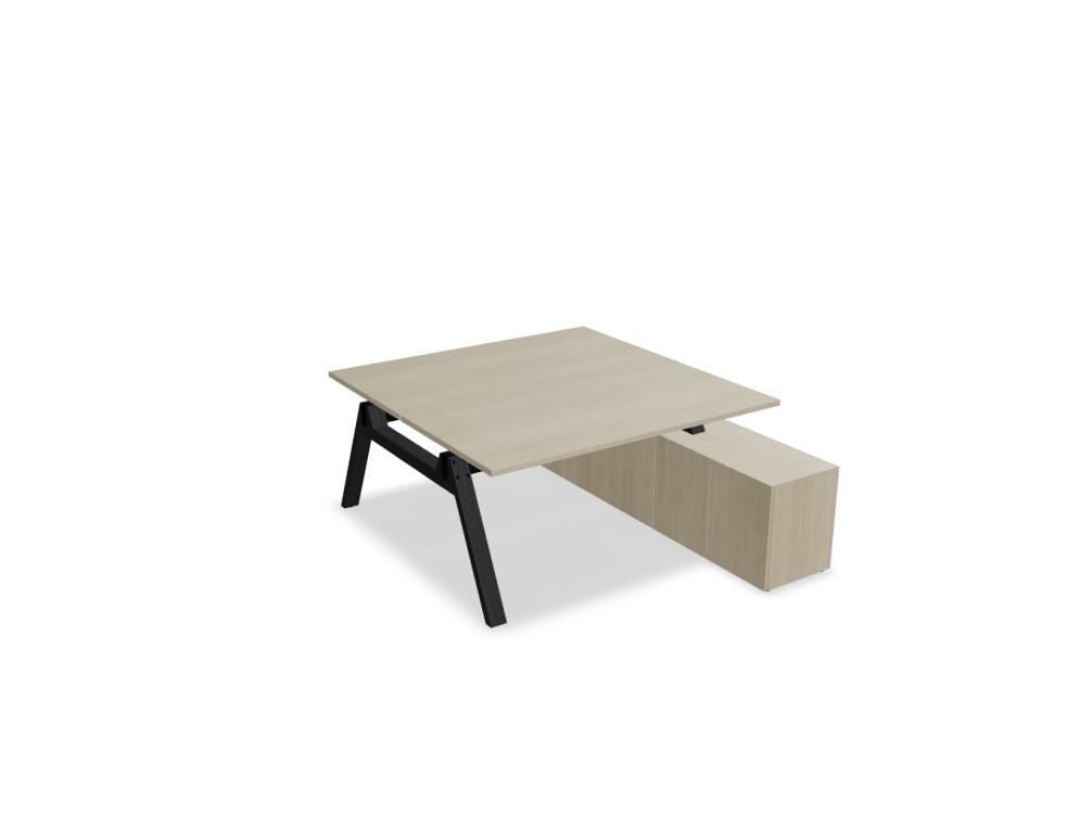 Werktafel met opbergruimte - 