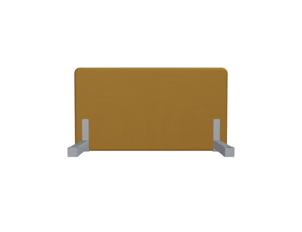 paneles acústicos de escritorio -  SONIC - pantalla acústica para escritorio individual Ogi Drive con regulación de altura, Ogi T, cremallera decorativa en gris antrac ita en todo su perím etro